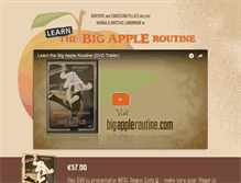 Tablet Screenshot of bigappleroutine.com